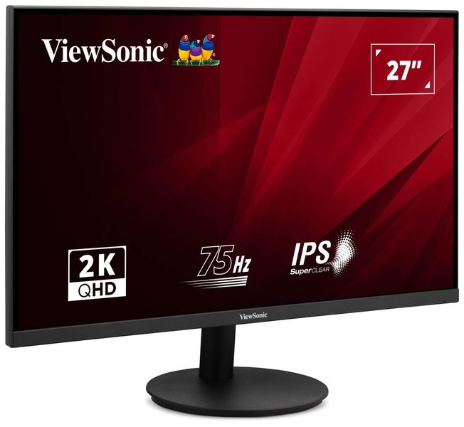 ViewSonic VA2708-2K-HD-2 27" 16:9  (27") 2560 x 1440 SuperClear® IPS Monitor 75Hz with 2 HDMI, DisplayPort LED monitor, 27", IPS, 2560×1440, 75Hz, 300cd/m2, 2× HDMI, DisplayPort, VESA, cerný