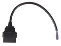 OBD-II predlžovací kábel samica s 16 pinmi ukončený 30cm káblami MECHANIC CABLE 27 SIXTOL