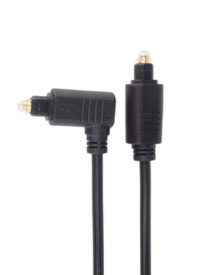 PremiumCord Kábel Toslink - Toslink 90 °, hrúbka kábla: 4.0mm, dĺžka 2m