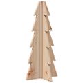 vidaXL Drevený vianočný stromček na dekoráciu 49 cm masívna borovica