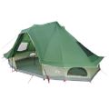 vidaXL Tipi stan 6-miestny Zelená taft