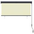 vidaXL Vonkajšia zatemňovacia roleta 140x250 cm krémová
