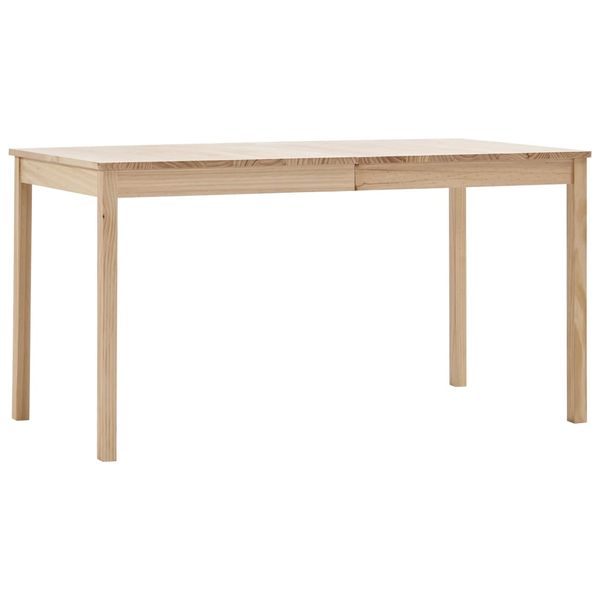 vidaXL Jedálenský stôl 140x70x73 cm, borovicové drevo