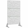 vidaXL Záves na zabezpečenie súkromia 100 x 50 x 180 cm Strieborná
