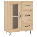 vidaXL Vysoká skrinka dub sonoma 69,5x34x180 cm spracované drevo