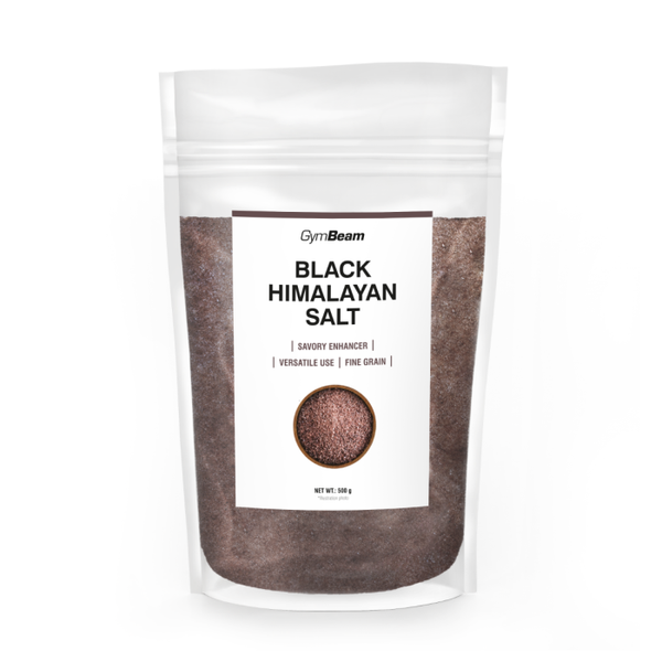 Čierna himalájska soľ 500 g - jemná - GymBeam