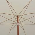 vidaXL Záhradný slnečník, oceľová tyč 300 cm, pieskový