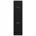 vidaXL Lekárenský kabinet Čierny dub 30 x 41 x 118 cm Kompozitné drevo