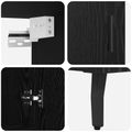 vidaXL Highboard 2 ks Čierny dub 69,5 x 34 x 180 cm Kompozitné drevo