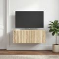 vidaXL Nástenná TV skrinka 78,5 x 41 x 30 cm Dub sonoma