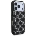 Puzdro Karl Lagerfeld IML KL Monogram MagSafe pre iPhone 17 Pro čierne