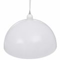 vidaXL Stropná lampa 2 ks, nastaviteľná výška, pologuľa, biela
