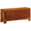vidaXL Lavička na topánky s úložiskom Medová hnedá 100 x 35 x 45 cm