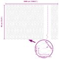 vidaXL Hexagonálny plot 0,4 x 50 m PVC Zelená