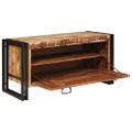 vidaXL Skriňa na topánky 90 x 38 x 45 cm Masívne recyklované drevo