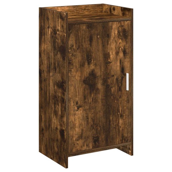 vidaXL Skriňa na topánky Dymový dub 48 x 36 x 92 cm Kompozitné drevo