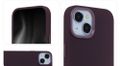 Saténové puzdro pre Samsung Galaxy S24 Plus bordová