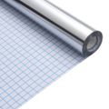 vidaXL Nálepky na nábytok samolepiace strieborné 90x500 cm PET