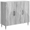 vidaXL Servírovacia skriňa Sivá sonoma 89 x 34,5 x 80 cm