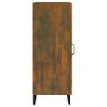 vidaXL Komoda dymový dub 34,5x34x90 cm spracované drevo