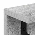 vidaXL Vešiak na stenu Nástenná montáž Sivý Sonoma 60 x 10,5 x 10,5 cm