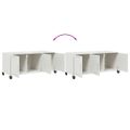 vidaXL TV skrinka biela 100,5x39x43,5 cm oceľ
