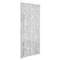 vidaXL Záves proti hmyzu, svetlo a tmavosivý 100x220 cm, ženilka