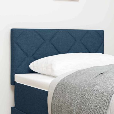 vidaXL LED hlavová doska Modrá 80 cm látka