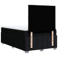 vidaXL Boxspring posteľ s matracom čierna 120x190 cm látka