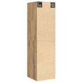 vidaXL TV skrinka dub artisan 30,5x30x110 cm kompozitné drevo