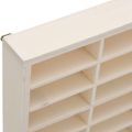 vidaXL Drevená zberateľská vitrína s 80 priehradkami 80x4,5x40,5 cm