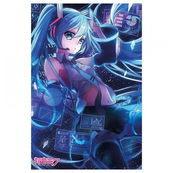 Plagát Vocaloid - Hatsune Miku Popstar