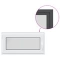 vidaXL Otočné a sklopné okno do suterénu RISOR 100 x 50 cm PVC a sklo