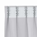vidaXL Záclony na zatemnenie s krúžkami 2 ks Bledá šedá 140 x 140 cm