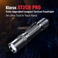 KLARUS XT2CR PRO Olive Green taktická batéria 2100 lm, duálny spínač, 1x 18650 3100 mAh, USB, zelená