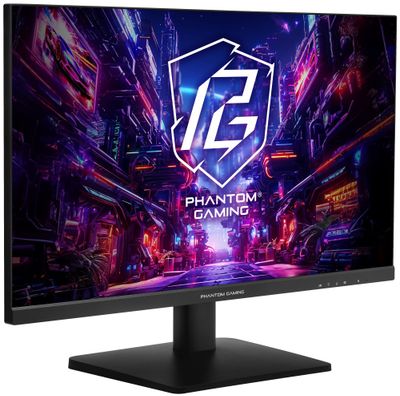 Herný monitor Phantom Gaming by Asrock PG27QFT1B 27"/IPS/2560x1440/180Hz/400cd/m2/1ms/2xHDMI/DP/AMD FreeSync LED monitor, 27", IPS, 2560×1440, 16:9, 180Hz, 1ms, 400cd/m2, 1000:1, 2× HDMI, DisplayPort, reproduktory, čierny