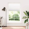vidaXL plisovaná roleta biela 120x200 cm šírka látky 119,4 cm