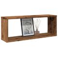 vidaXL Nástenné police 2 ks, staré drevo 60x15x23 cm, kompozitné drevo