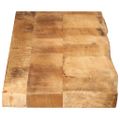 vidaXL Stolová doska 140x30x2,5 cm živý okraj masívny mangovník