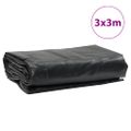 vidaXL Celta antracitová 3x3 m 650 g/m²