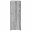 vidaXL Stojan na slnečník s úložiskom Sivý Sonoma 20 x 20 x 55,5 cm