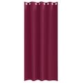 vidaXL Záclony na zatemnenie s krúžkami 2 ks Víno červené 225 x 140 cm