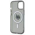 Puzdro Karl Lagerfeld HC MagSafe IML Metal Choupette Head pre iPhone 15 6,1" čierne
