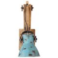 vidaXL Nástenná lampa 25 W šmuhovaná modrá 96x15x20 cm E27