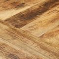 vidaXL Jedálenský stôl okrúhly 175x75 cm surové mangovníkové drevo