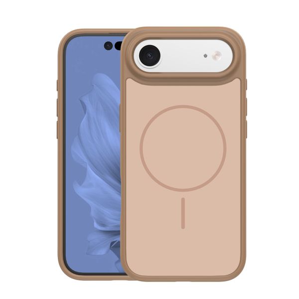 Tenké puzdro Frame Mag pre iPhone 17 Air 6,6" hnedá
