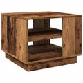 vidaXL Konferenčný stolík staré drevo 55x55x42 cm kompozitné drevo