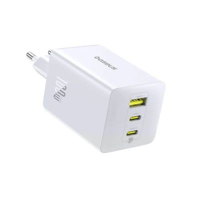 Baseus EnerFill FE11 Fast Nabíjačka USB-A + USB-C + USB-C 100 W Moon White
