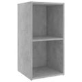 vidaXL TV skrinky 2 ks, betónovo sivé 72x35x36,5 cm, kompozitné drevo