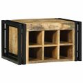 vidaXL Regál na víno 2 ks 46 x 35 x 27,5 cm Masívne mango drevo